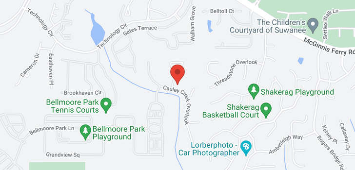 map of 5021 Bellmoore Park Lane
